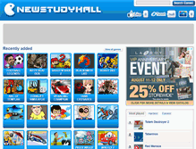 Tablet Screenshot of new-study-hall.com